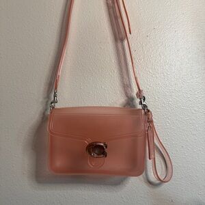 Coach Jelly Tabby Bag in Flower Pink/Silver